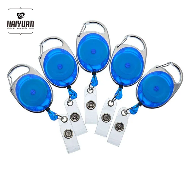 special badge reel - blue
