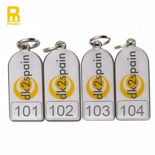 Qr Code Barcode Id Number Nfc Tags Keychain Custom Logo Rfid Key Fobs