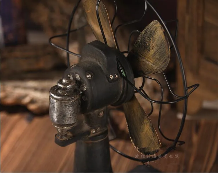 Model Fan Wholesale Retro Vintage Prop Model Handmade  Ornaments Home Decorative Items Crafts