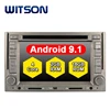WITSON Quad-Core Android 9.1 gps car dvd player For HYUNDAI H1 Silver car multimedia universal