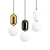 Nordic modern industrial simple glass ball decorative pendant lamp for bedroom study reading