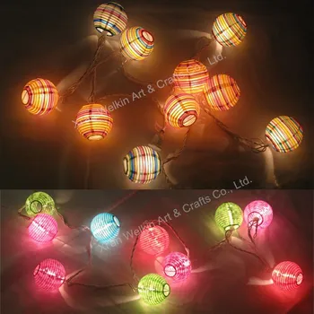 mini paper lanterns