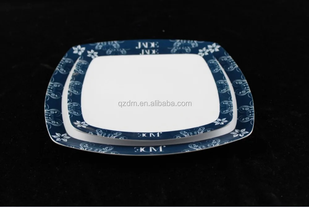 Plastic Cake dishes Melamine Dinner plate for Picnic