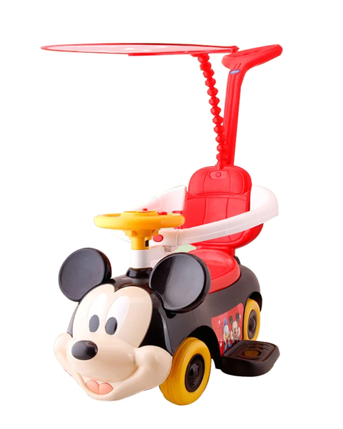 mickey mouse push car