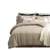 New double edition washed silk and pure cotton design with 3D twisted flowers process high density comforter bedding set of four