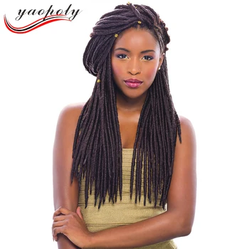 18 Habana Negro Mambo De Locs Trenzas De Crochet Dreadlock Pelo Trenza Extensión Crochet Twist Trenzas Cariño Suave Pelo Sintético Buy Mejor