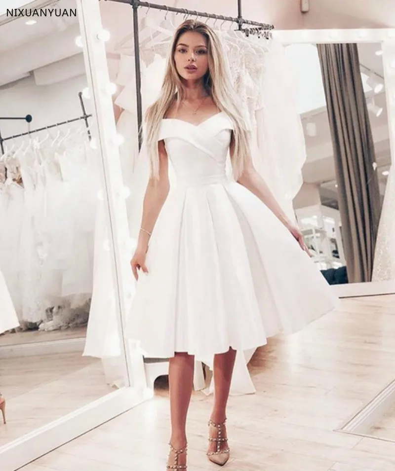 short simple wedding dresses