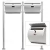 Custom stainless steel wall mounted outdoor letter box
