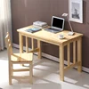 Eco-friendly Pine Wooden computer chair table and chair