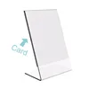 transparent plastic 8.5x11 inch plexiglass sign frame display holder