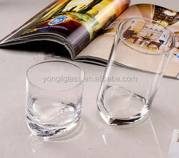 Novelty designed whisky glass high quality wonky wine glass ,unique whisky glass,