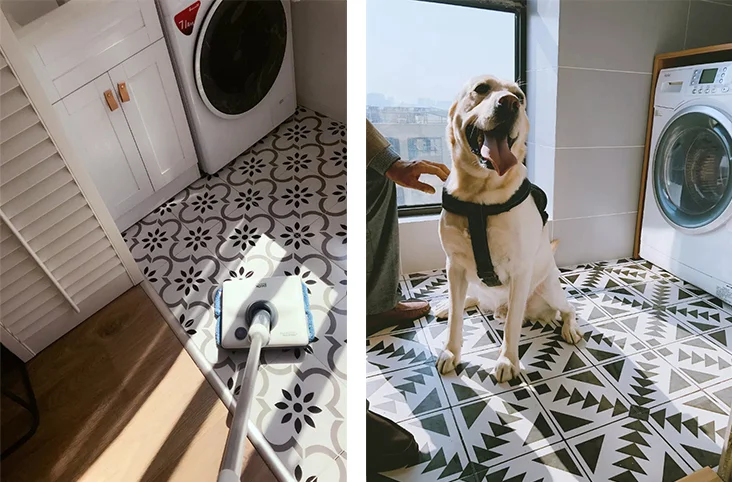 Hasin Black Series Decorative Design 20x20 Carpet Ceramic Matt Surface Floor And Wall Tile