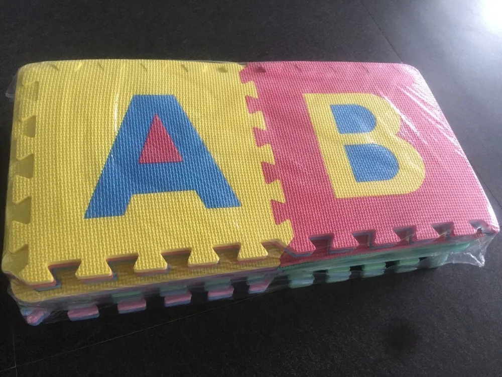 Alphabet And Numbers Eva Foam Baby Play Mat,Play Mats Babies,Inter