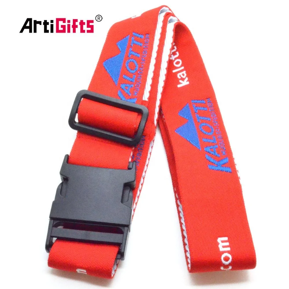 Wholesale Custom Cheap Luggage Strap Woven Luggage Belt
