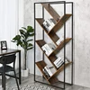 Wholesale Furniture Makers Tall Storage Bookcase Decorative Wooden Ladder Shelf Bookshelf Modern