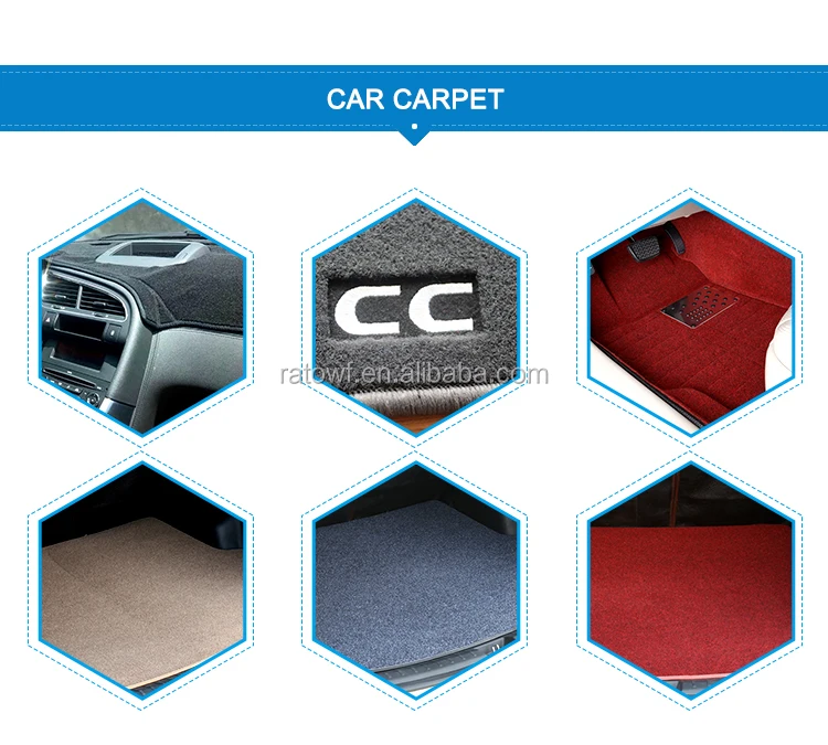 Ribbed Led Door Carpet Mat With TPR Backing from China factory