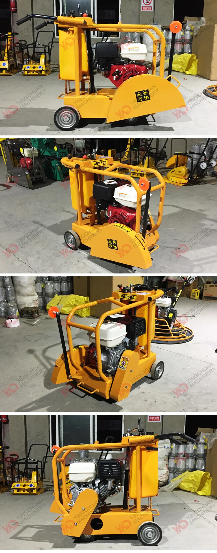 Concrete floor concrete slab asphalt concrete saw reinforced asphalt hydraulic concrete cutting machine