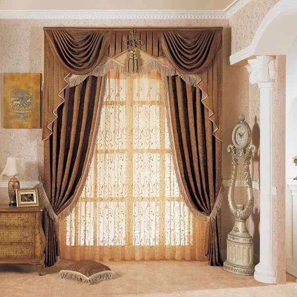 Indian Style Embossed Swag Curtains Made In China For ...