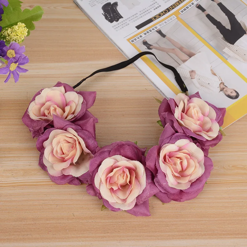 silk flowers wedding hair accessories