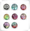 2016 Fashion Jewelry 18MM Crystal Life Tree DIY Snap Buttons