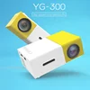 Full HD 1080P LED LCD Mini YG300 3D Holographic Portable Projector with Battery