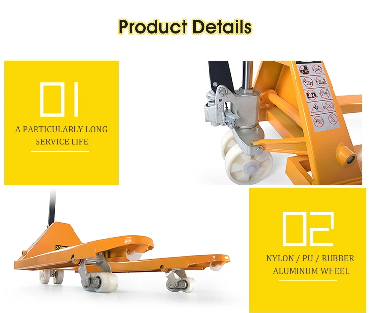 Good Quality Hand Manual Forklift 2t 2.5t 3t 5t Ce Rohs 177 Dongrun