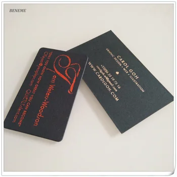 32pt matt black paper red gold foil stamped print metallic business cards - Foil Print Business Cards 32pt matt black paper red gold foil stamped print metallic business cards - Foil Print Business Cards