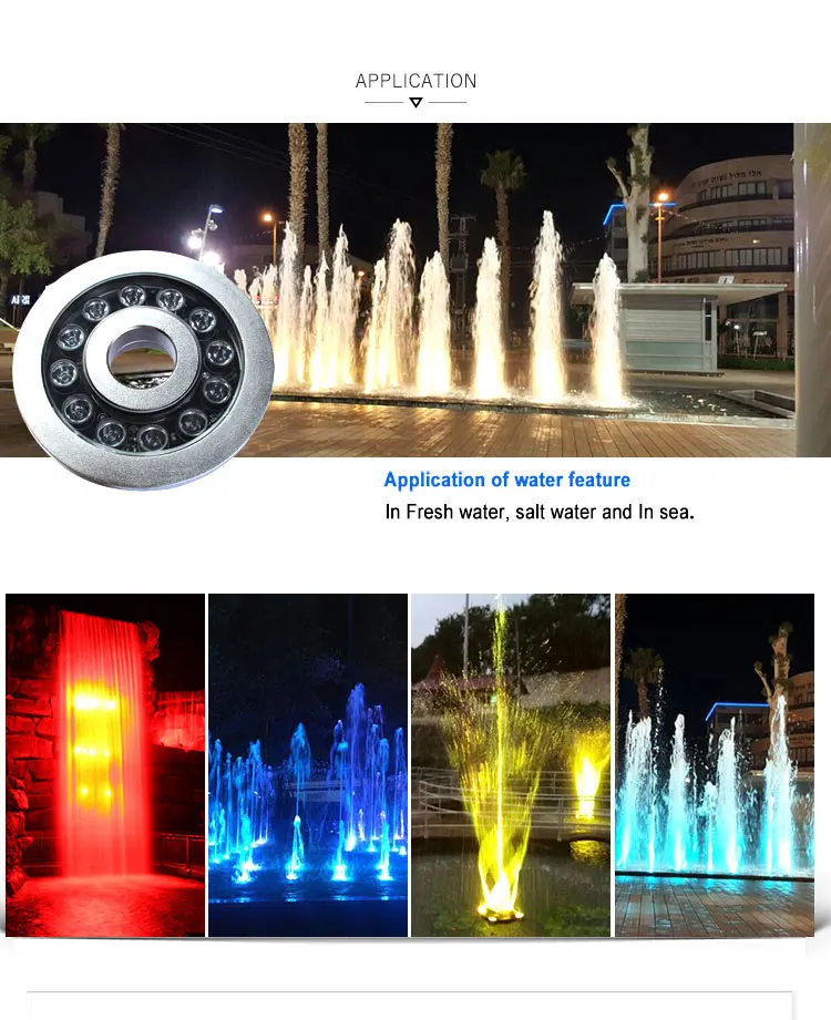 47mm Nozzle Rgb 3in1 Full Color Led Fountain Ring Light Buy Led