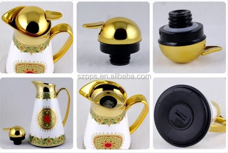 Dubai Elegant Design Arabic Coffee Pot Tea Thermos Dallah For Sale