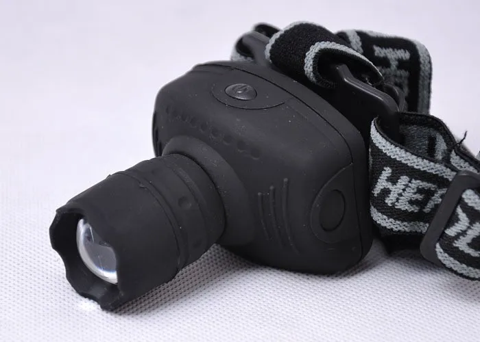 6611A plastic 1W zoom dimming led dimmer headlamp