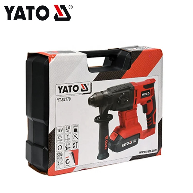 YATO 18V YT82770 CORDLESS POWER TOOLS ROTARY HAMMER IMPACT DRILL SDS