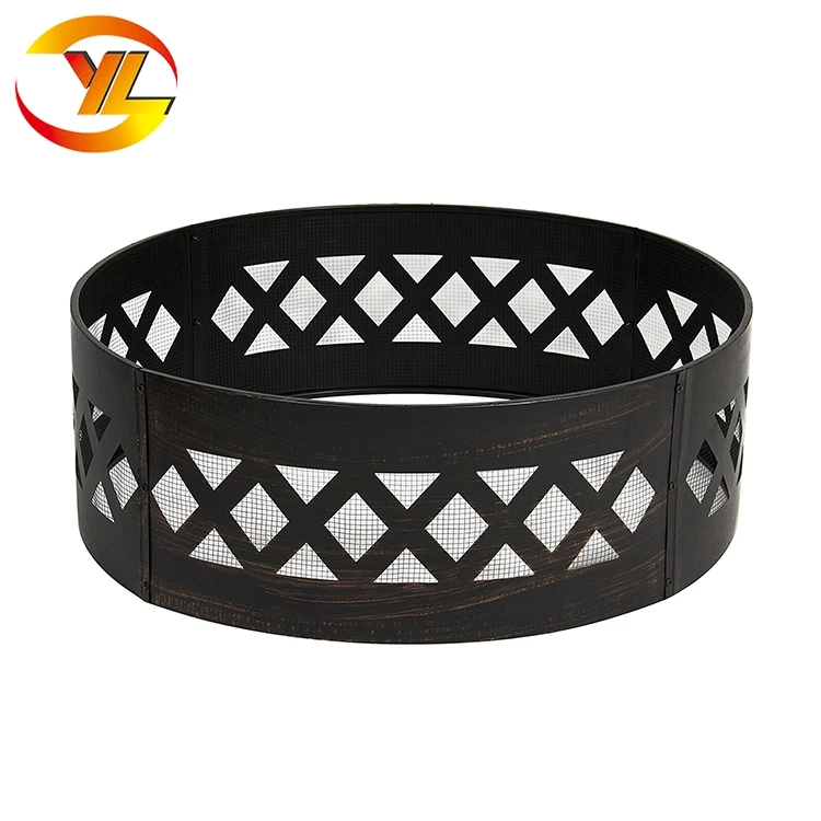 Heavy Duty Crossweave Campfire Metal Fire Pit Ring Buy Fire Pit