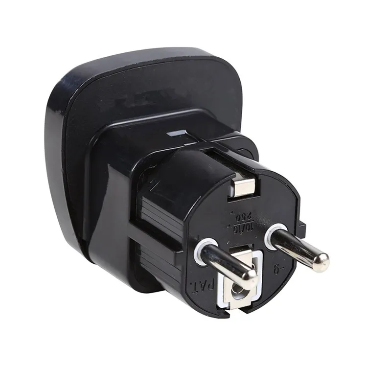 European Plug Adapter Schuko Type E/f For Germany,France,Europe,Russia ...