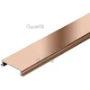 U shape tile trim aluminum listello border for ceramic