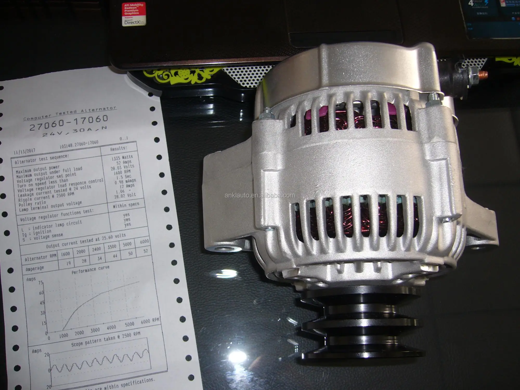 24v 30a Brand New Alternator For Land Cruiser 2706017060 Hzj70 71 73