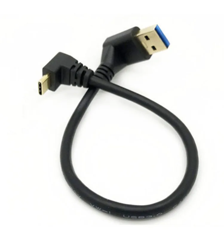 Super Fast Charging Data Bulk 90 Degree A To Right Angle Usb 3.1 Type C