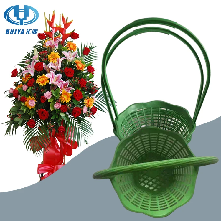 Plastic Flower Basket For Wedding Decoration Or Business Anniversary