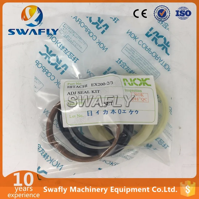 SINOCMP Seal Kits for Hitachi EX200-2 Excavator Parts EX200-2 Track Adjuster ADJ Seal Kit 3 Month Warranty 