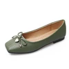 latest design belly shoes summer square toe 2018 new flat lady shoes