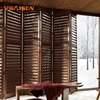 Wholesale Custom Bi-fold wooden L or Z shape frame roller shutter Malaysia