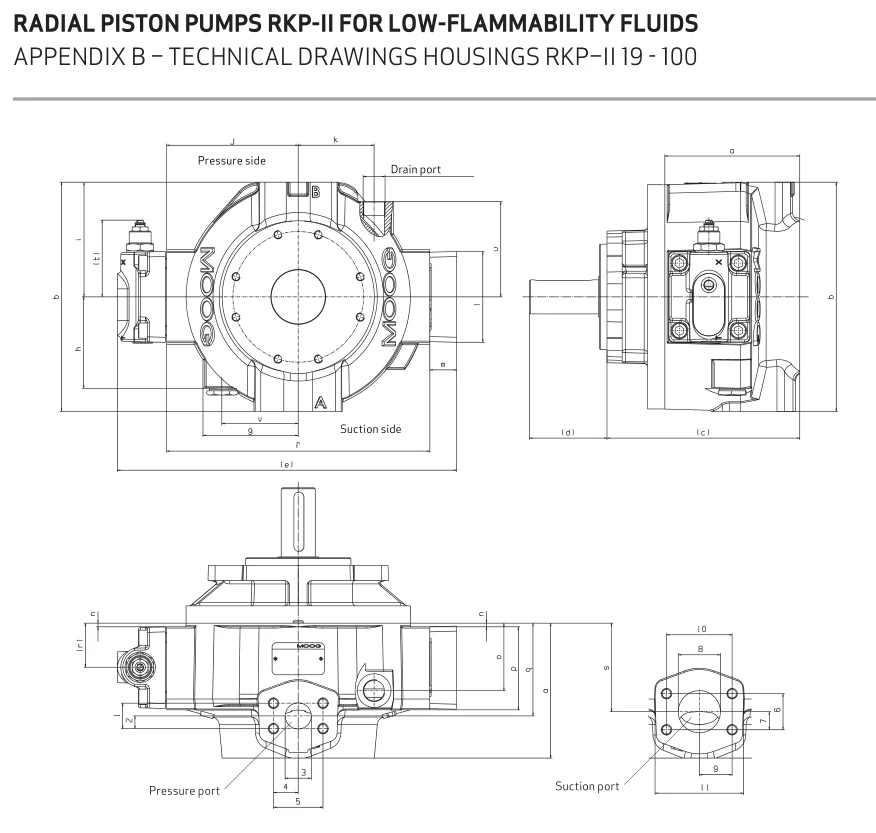 ITTY Taiwan factory OEM 0514 950 207 RGP hydraulic radial piston pump