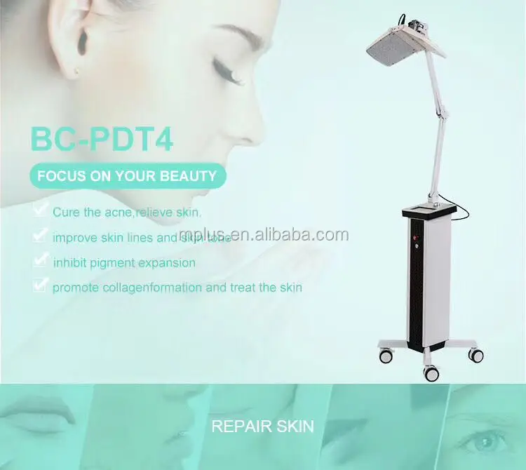 PDT/LED therapy machine repair the sensitive skin and replax the body