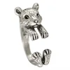 Hot Sale Antique Adjustable Hamster Animal Vintage Rings Gift for Women and Girls Unique Ring Fashion Jewelry