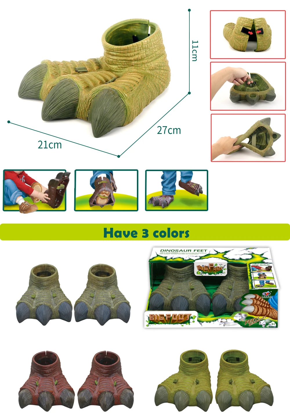 FAS016956 foot detail pretend play