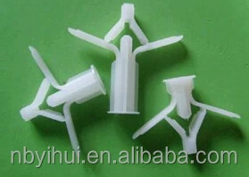 Nylon Plastic Gypsum Board Anchor Butterfly Toggle Anchors 