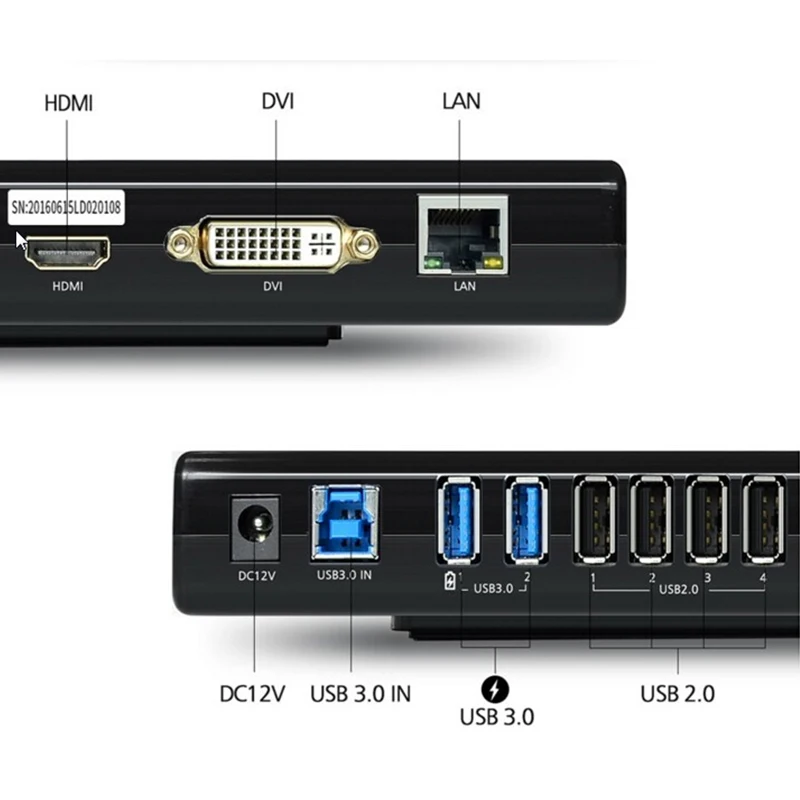 Hot Sales DisplayLink USB 3.0 DL3900 Universal Computer Docking Station ...