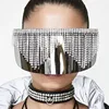 Biggest Frame Fashion Star Choosing Gafas Diamond Sunglass
