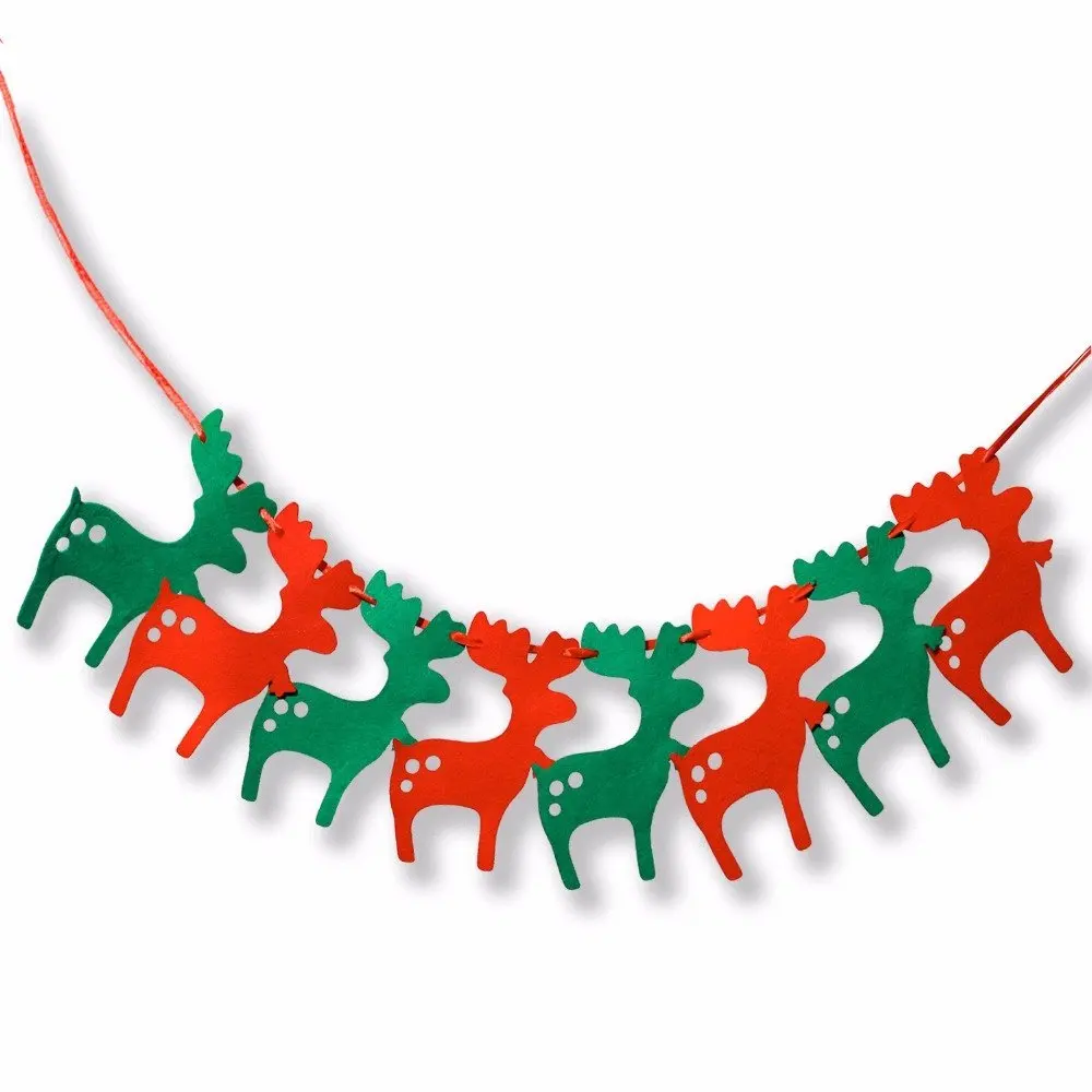 bosuntm mini christmas deer tree decorative flags merry christmas banner banners hanging xmas - Decorative Christmas Flags bosuntm mini christmas deer tree decorative flags merry christmas banner banners hanging xmas - Decorative Christmas Flags
