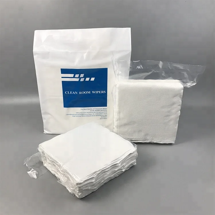 20cmx20cm 2 Layers Polyester Cleanroom Lint Free Cloth - Buy Cleanroom ...