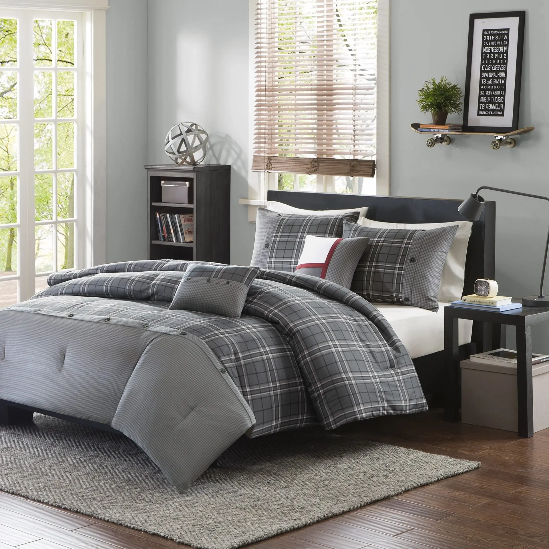 Buy Tommy Hilfiger Bedding Hadley Plaid Twin Twin Xl Comforter